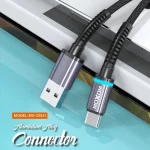 کابل تبدیل USB به USB-C موکسوم مدل MX-CB131 طول 1 متر