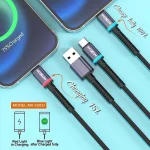 کابل تبدیل USB به USB-C موکسوم مدل MX-CB131 طول 1 متر
