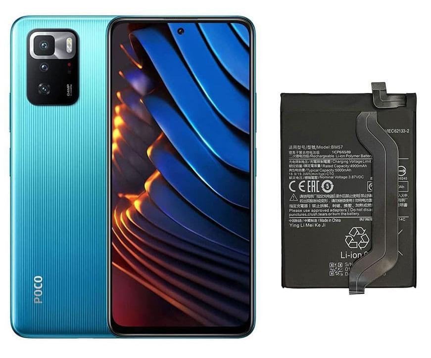 باتری اصلی شیائومی Xiaomi Poco X3 GT – BM57 باتری اصلی شیائومی Xiaomi Poco X3 GT – BM57