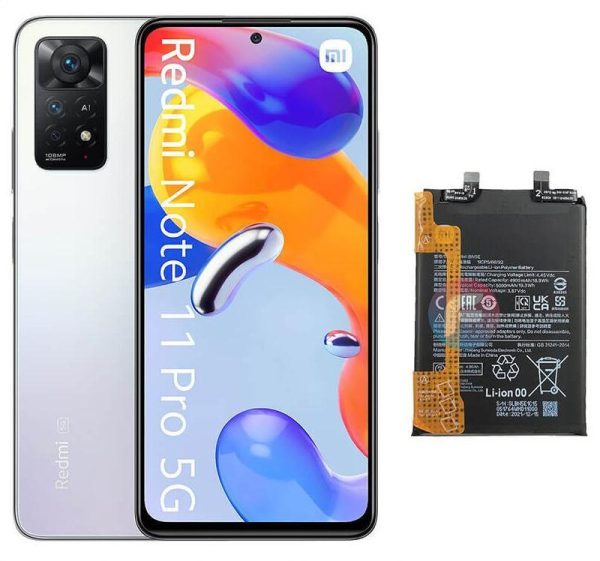 باتری اصلی شیائومی Redmi Note 11 Pro 5G – BN5E