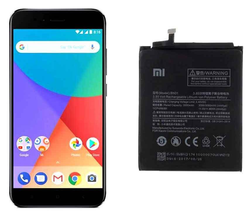 باتری اصلی شیائومی Xiaomi Mi A1 – BN31 باتری اصلی شیائومی Xiaomi Mi A1 – BN31