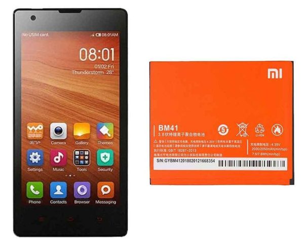 باتری اصلی شیائومی Xiaomi Redmi 1 / 1S – BM41