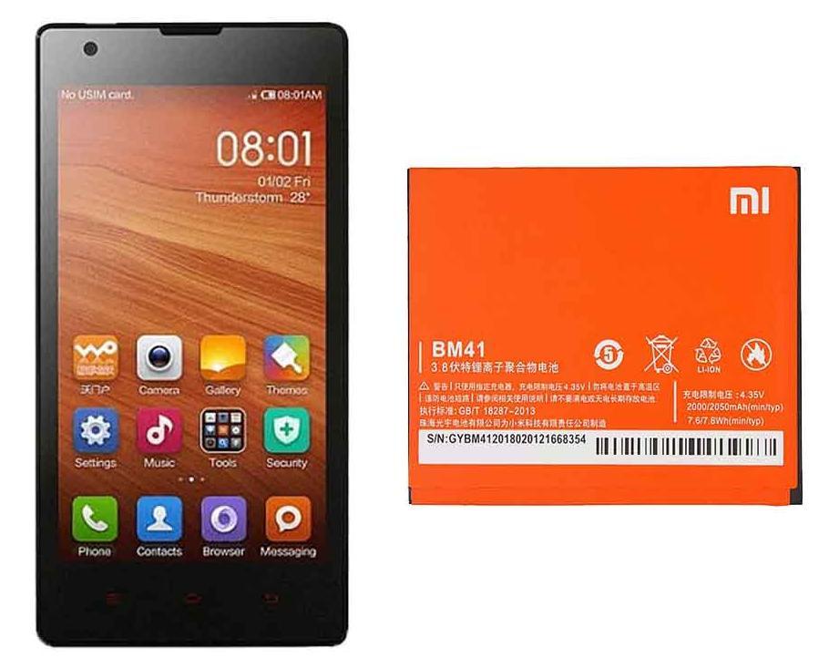 باتری اصلی شیائومی Xiaomi Redmi 1 / 1S – BM41 باتری اصلی شیائومی Xiaomi Redmi 1 / 1S – BM41