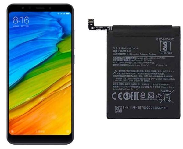 باتری اصلی شیائومی Xiaomi Redmi 5 – BN35