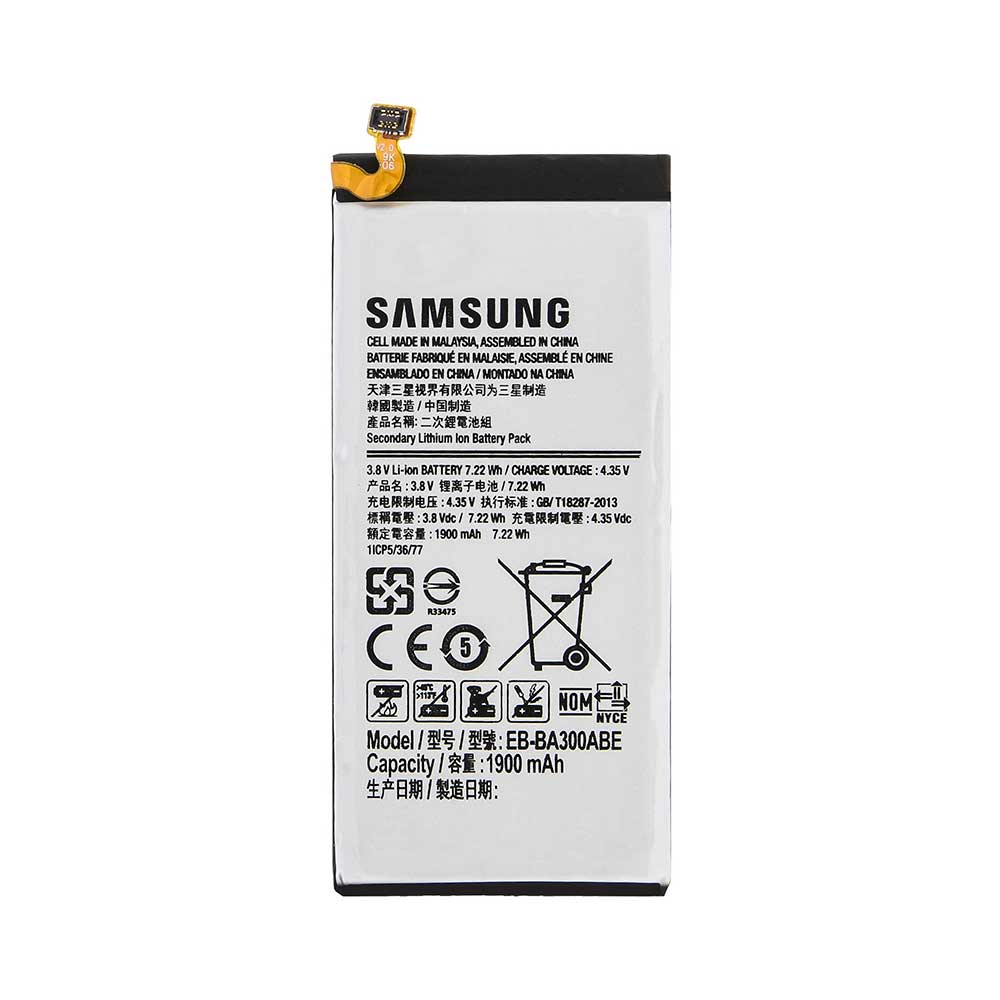 باتری اصلی گوشی 2015 Samsung Galaxy A3 مدل EB-BA300ABE باتری اصلی گوشی 2015 Samsung Galaxy A3 مدل EB-BA300ABE