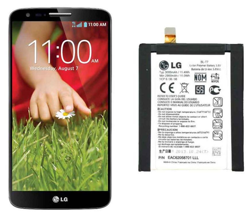 باتری اصلی ال جی مدل LG G2 – BL-T7 باتری اصلی ال جی مدل LG G2 – BL-T7