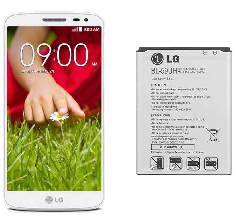 باتری اصلی ال جی مدلLG G2 Mini - BL-59UH باتری اصلی ال جی مدلLG G2 Mini - BL-59UH