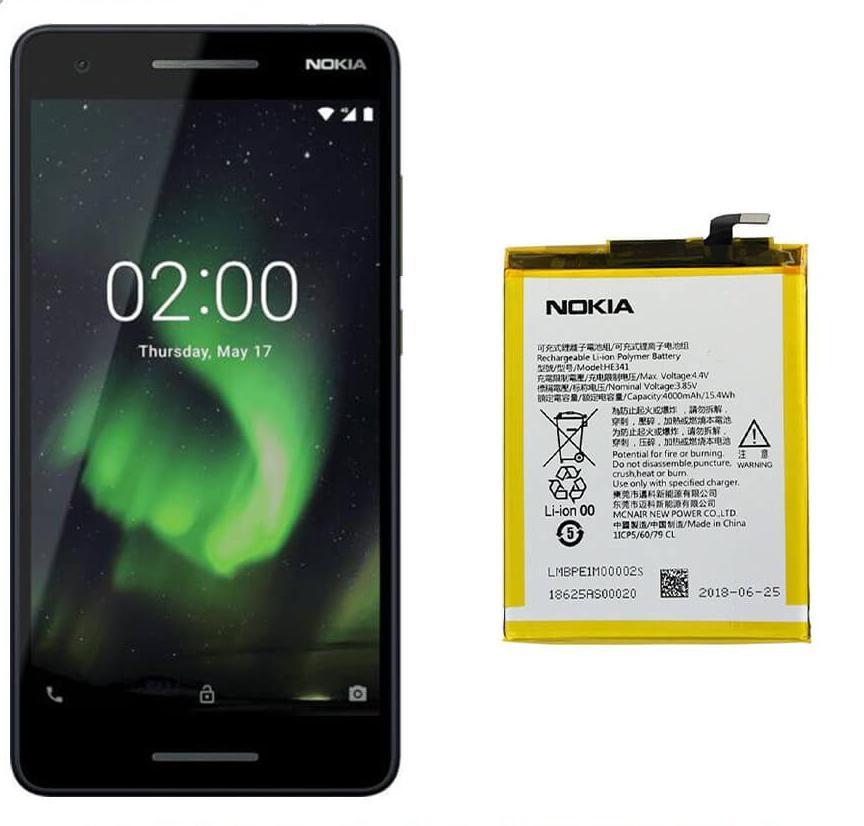 باتری اصلی نوکیا مدل Nokia 2.1 ، HE341 باتری اصلی نوکیا مدل Nokia 2.1 ، HE341