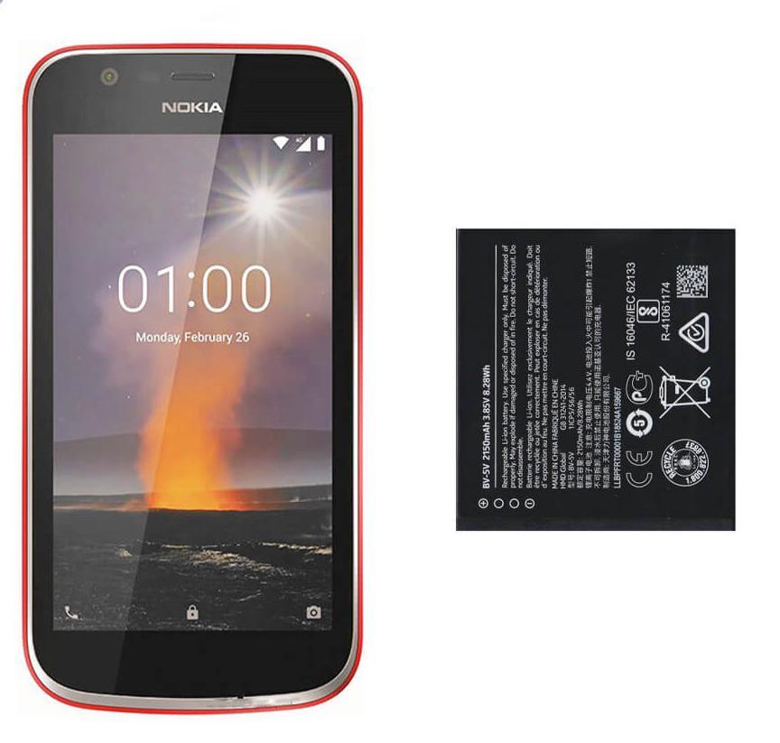باتری اصلی نوکیا مدل Nokia BV-5V باتری اصلی نوکیا مدل Nokia BV-5V