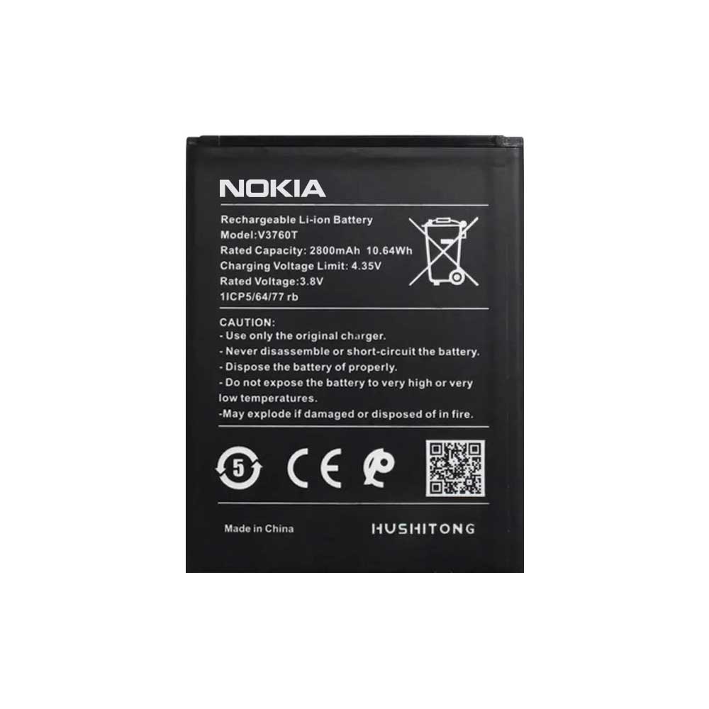 باتری اصلی نوکیا مدل Nokia C2 ، V3760T باتری اصلی نوکیا مدل Nokia C2 ، V3760T